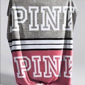 Pink Victoria secrets Sherpa blanket